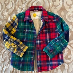 EUC Mini Boden Mis-Match Plaid Shirt Jack